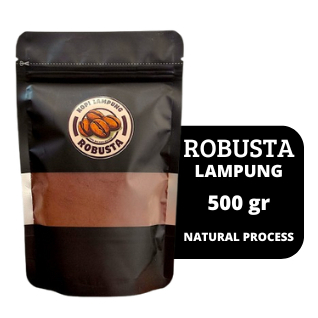 

Kopi Bubuk 500 gr Kopi Robusta Lampung 100% Kopi Asli Lampung Tanpa Campuran Natural