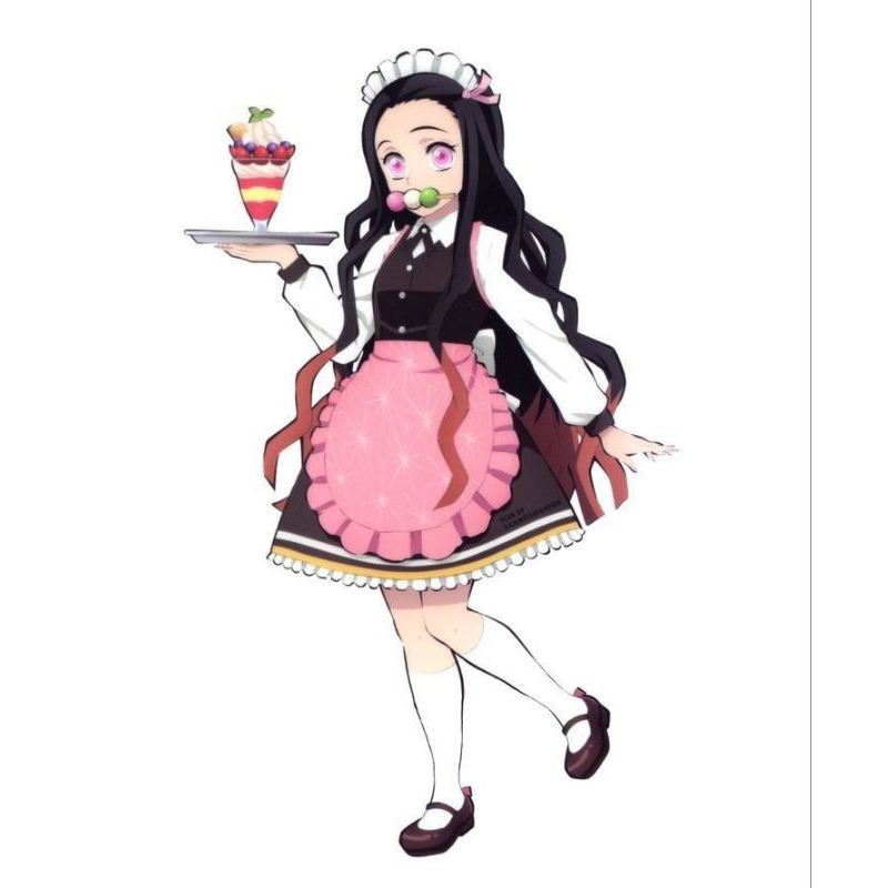 Nezuko Kamari Maid Costume Cosplay