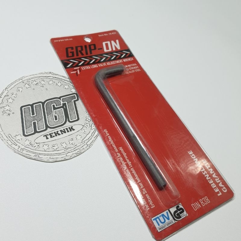 Grip On Kunci L stel klep Panjang / Kunci stel klep Motor