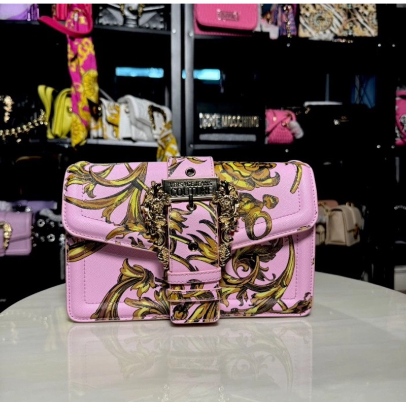 Tas - VERSACE JEANS COUTURE-Pink Baroque 3 ruang, shoulder bag