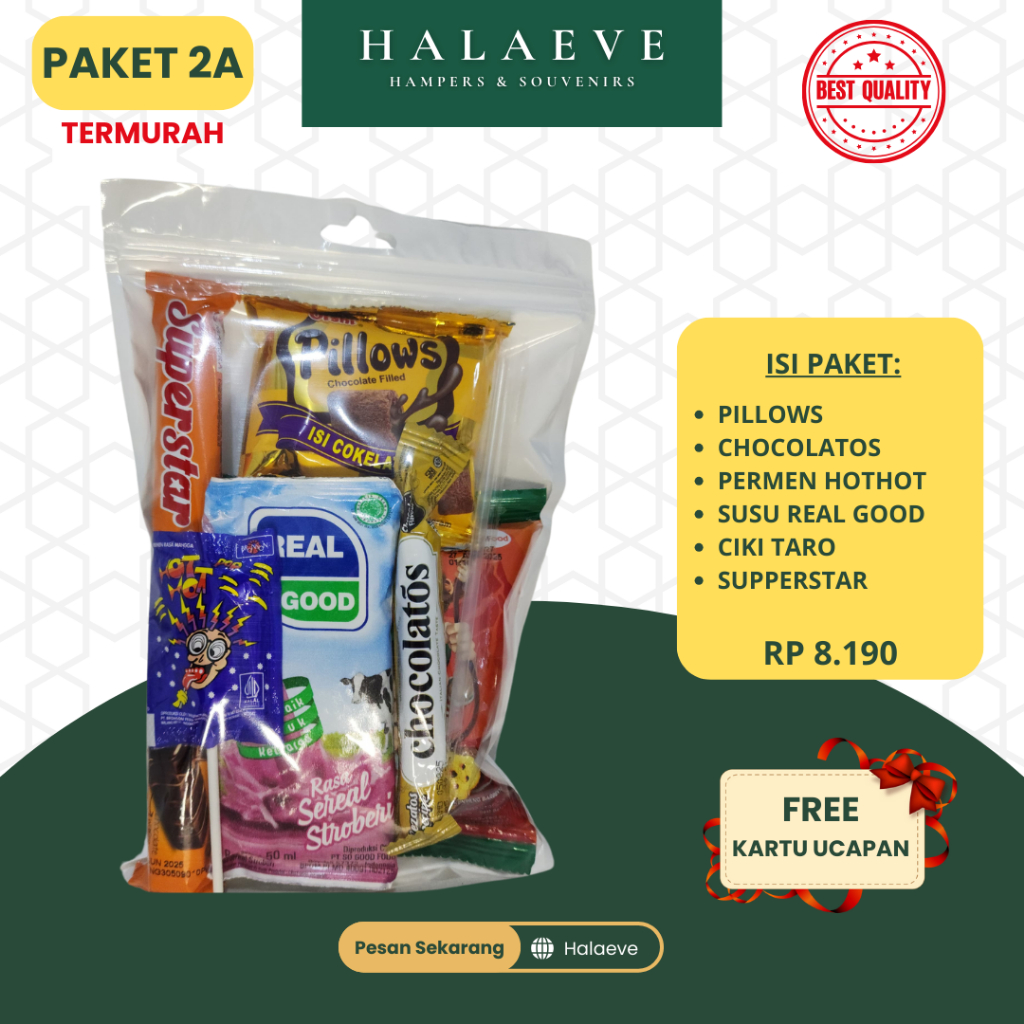 

HALAEVE 2A - Bingkisan Snack Ulang Tahun / Hampers Ulang Tahun Anak TERMURAH READY STOCK