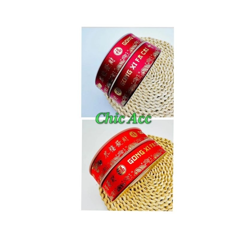 

pita satin imlek gong xi fa cai size 2.5 cm
