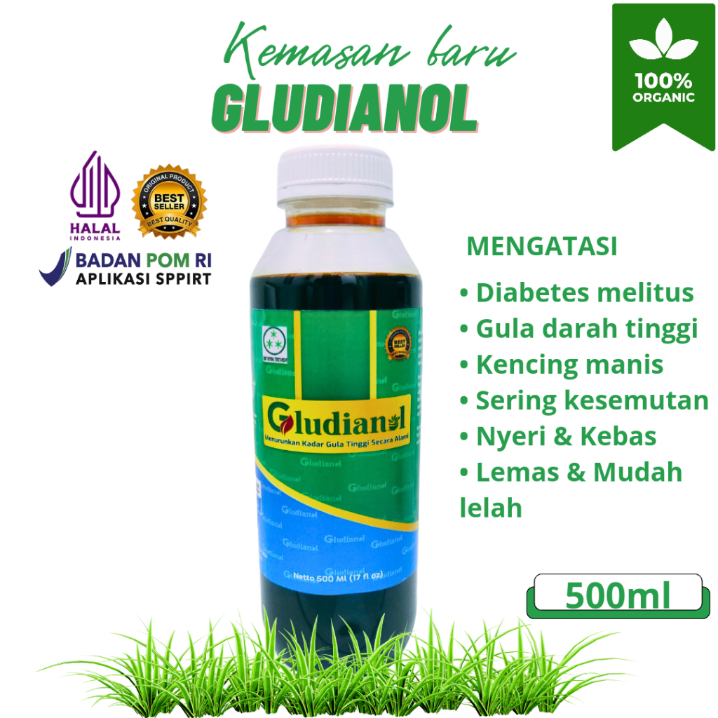 

Gludianol Herbal Diabetes Alami 500ml