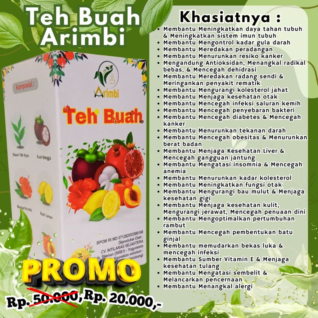 

Teh Buah Arimbi, Teh Arimbi, Teh Buah, Teh Buah Lengkap, Teh Buah Herbal, Teh Herbal Kesehatan, Teh Buah Herbal Kesehatan, Teh Buah Arimbi Herbal Kesehatan, Teh Buah Untuk Membantu Meningkatkan daya tahan tubuh,Teh Buah Untuk Membantu Mengontrol kadar gu