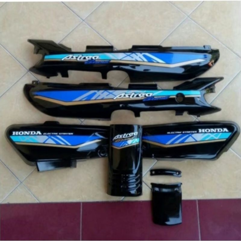 Cover Body Honda Astrea Grand Sabit Set Box Aki