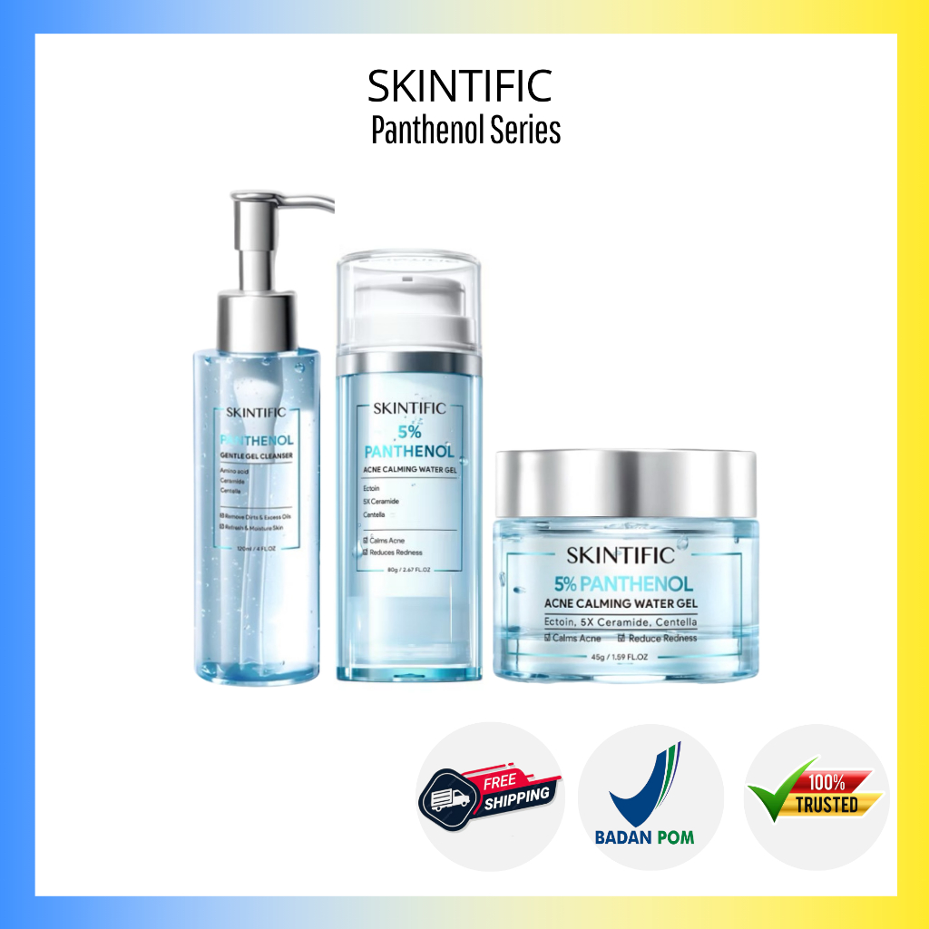 FifteenBeauty - SKINTIFIC 5% Panthenol Acne Calming Water Gel Panthenol Gel Cleanser - Skintific Pan