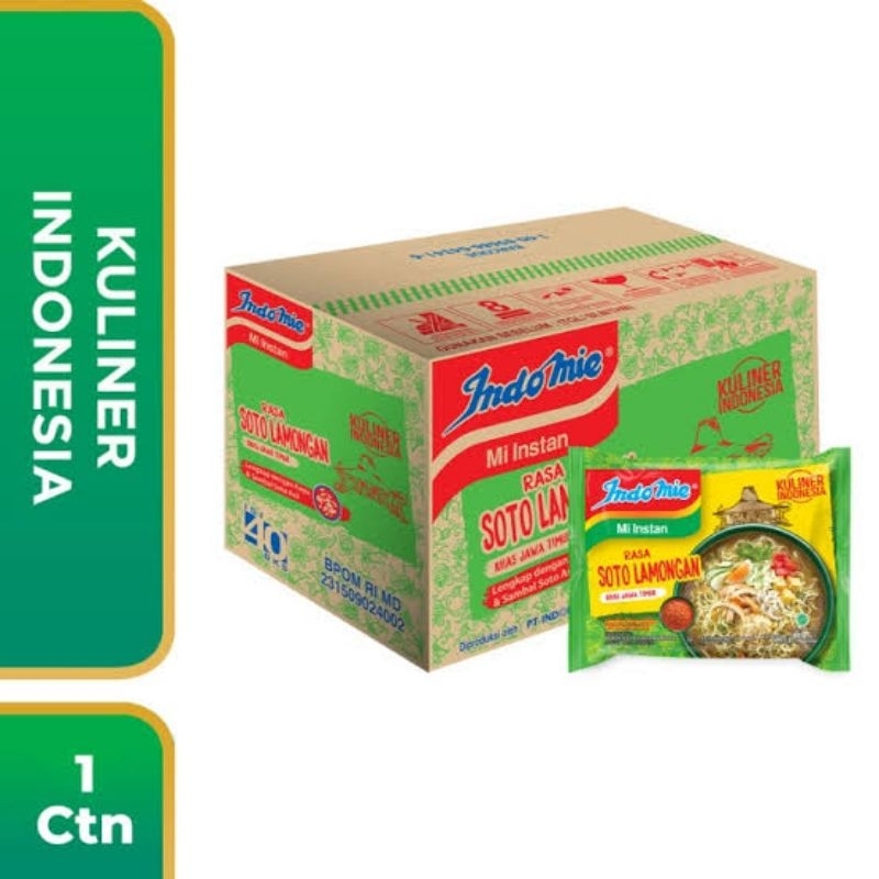 

Indomie Rasa Soto Lamongan 1 Dus 40 pcs 80gram