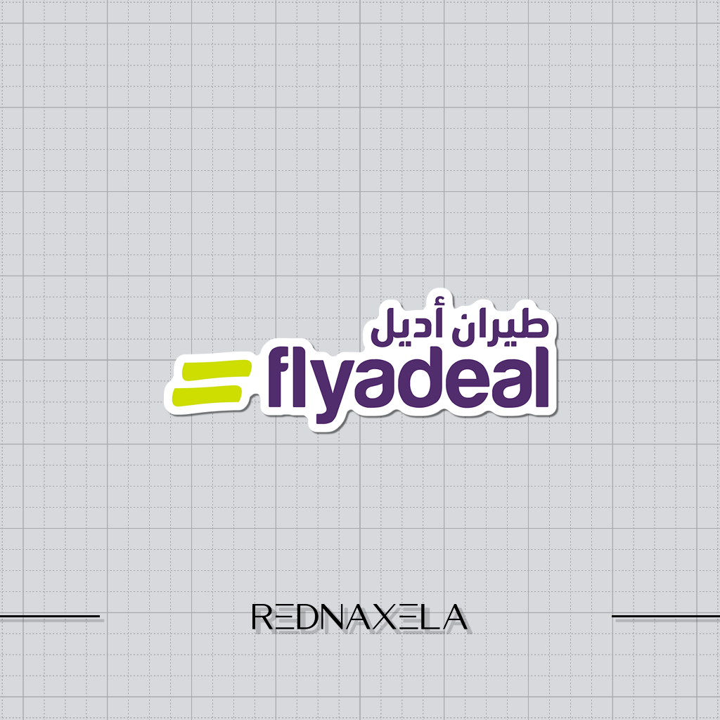 

Stiker Vinyl Flyadeal Airlines Stiker Koper Outdoor Sticker