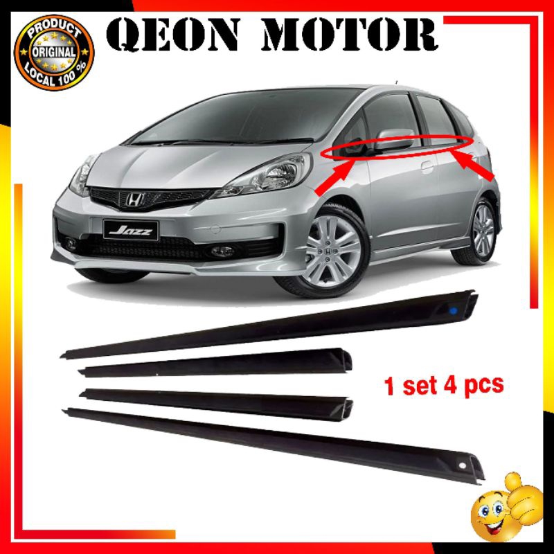 list kaca luar honda jazz ge8/pelipit kaca luar jazz ge8 original