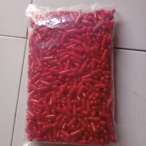 PAKET PELANGSING KJP SCARLET/MERAH CABE ISI 1000 BUTIR [SERBUK ISIAN KUALITAS 1]