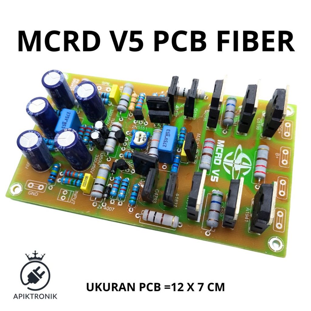 MCRD V 5 PCB FIBER KOMPONEN SUPER DRIVER AMPLIDIER MCRD V5 FIBER