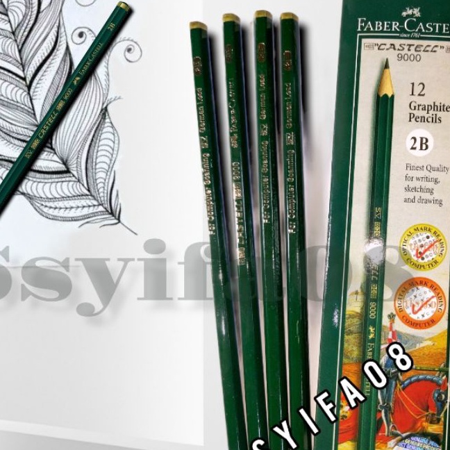 

KF7 PENSIL FABER CASTELL 2B 1 PAK per 1pak isi 12pcs