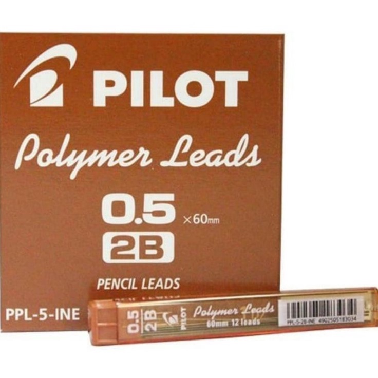 

Super Isi pensil mekanik pilot 5 mm 2B 1pak12tube