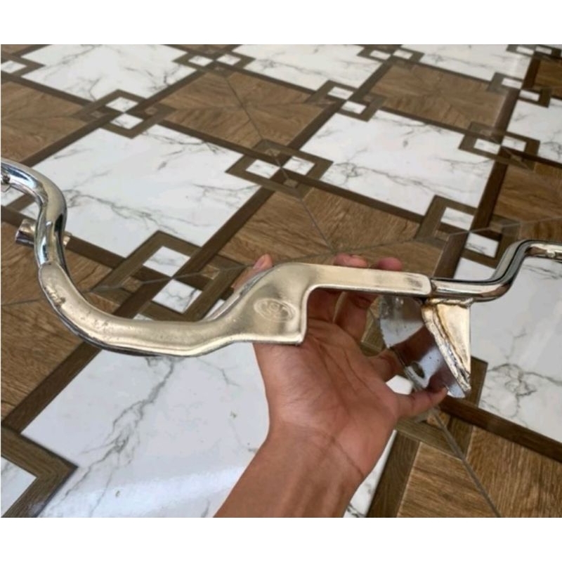 Besi Barstep Besi Pushtep Depan Rx.King New/Peredam 2008 Chrome Tbk