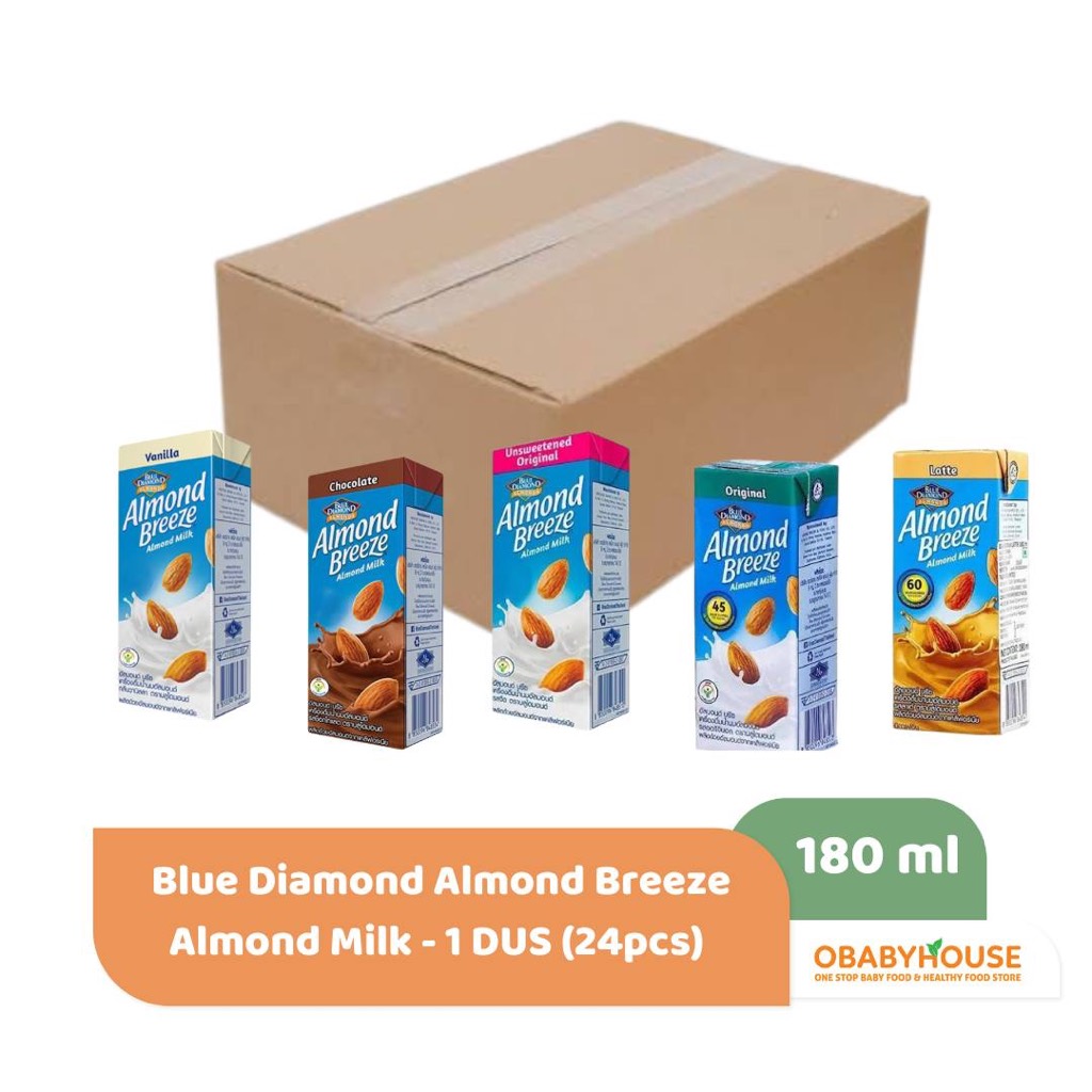 

Blue Diamond Almond Breeze Almond Milk 180 ml - 1 DUS (24 pcs)