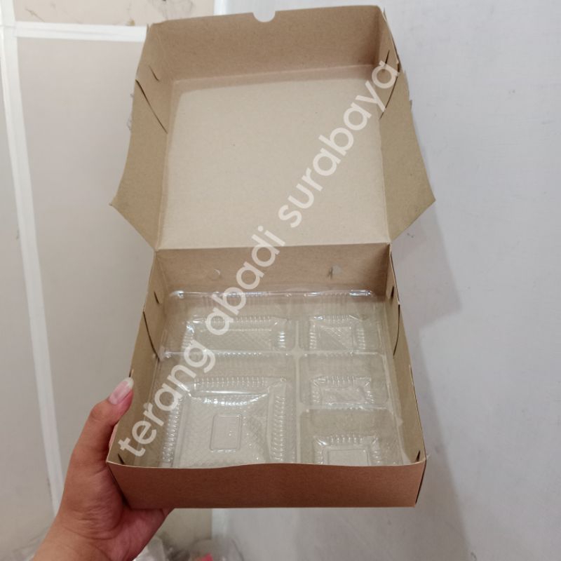 

Dus R10 Kraft/Dus Nasi 22x22x7/Dus Nasi Kraft/Dus Nasi Coklat/Dus Hajatan/Dus Tanpa Mika