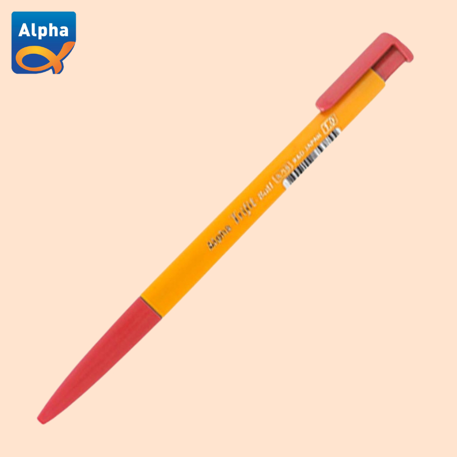 

[Alpha] Trifit 500 Ball Pen / Pulpen 1.0 mm - Merah / [알파] 트리핏500 유성펜 1.0mm(낱개) 적색