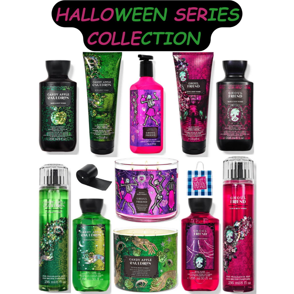 BBW Halloween Series ( Candy Apple Cauldron - Ghoul Friend - Vampire Blood ) Body Lotion - Body Mist