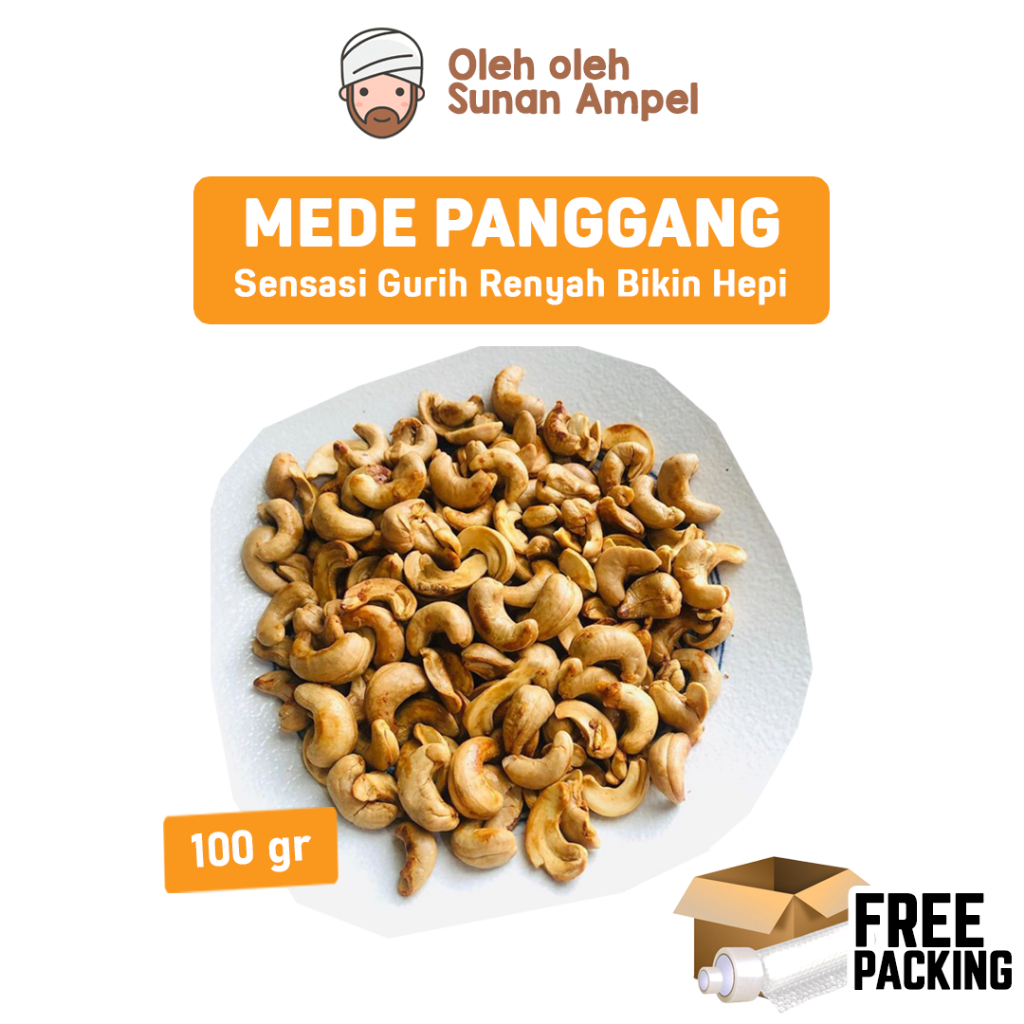 

Kacang Mede Panggang 100gr Roasted Cashew Premium Untuk Camilan Sehat Snack Kaya Antioksidan Kalsium