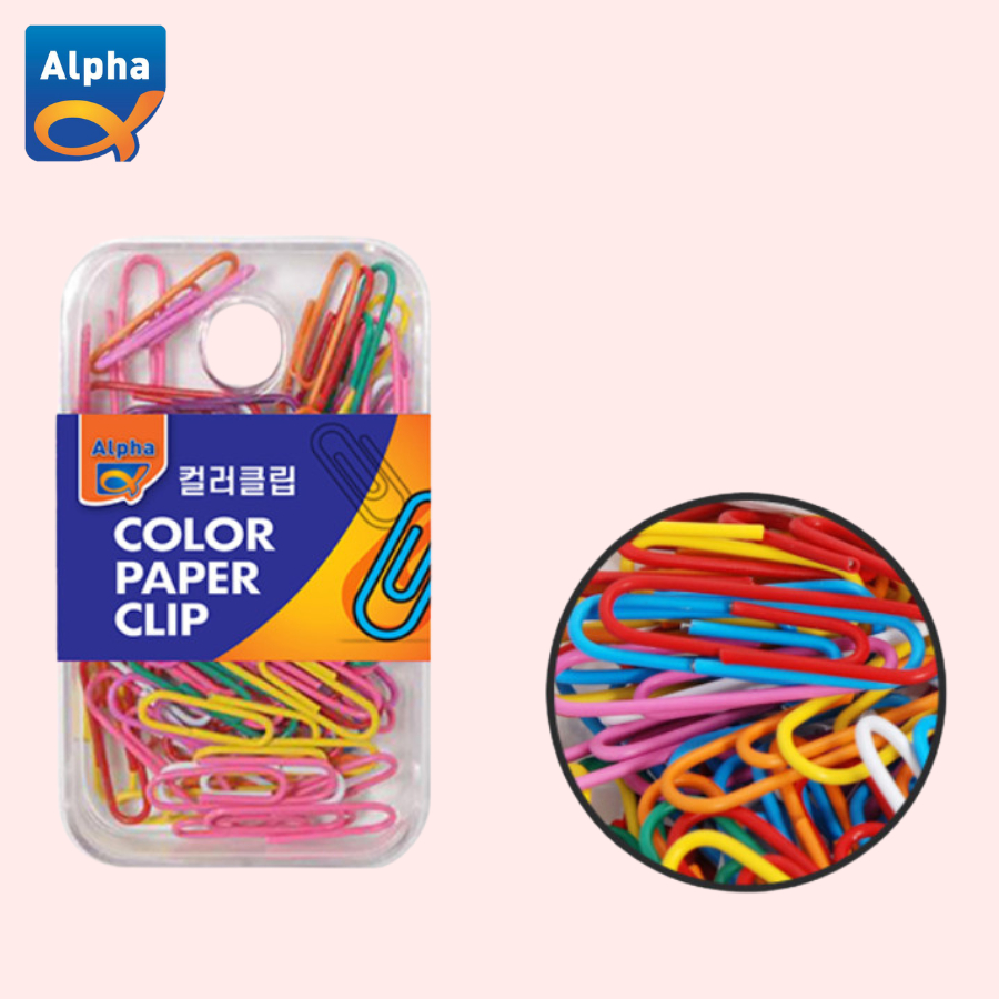 

[Alpha] Color Paper Clip / Penjepit Kertas / Klip Kertas