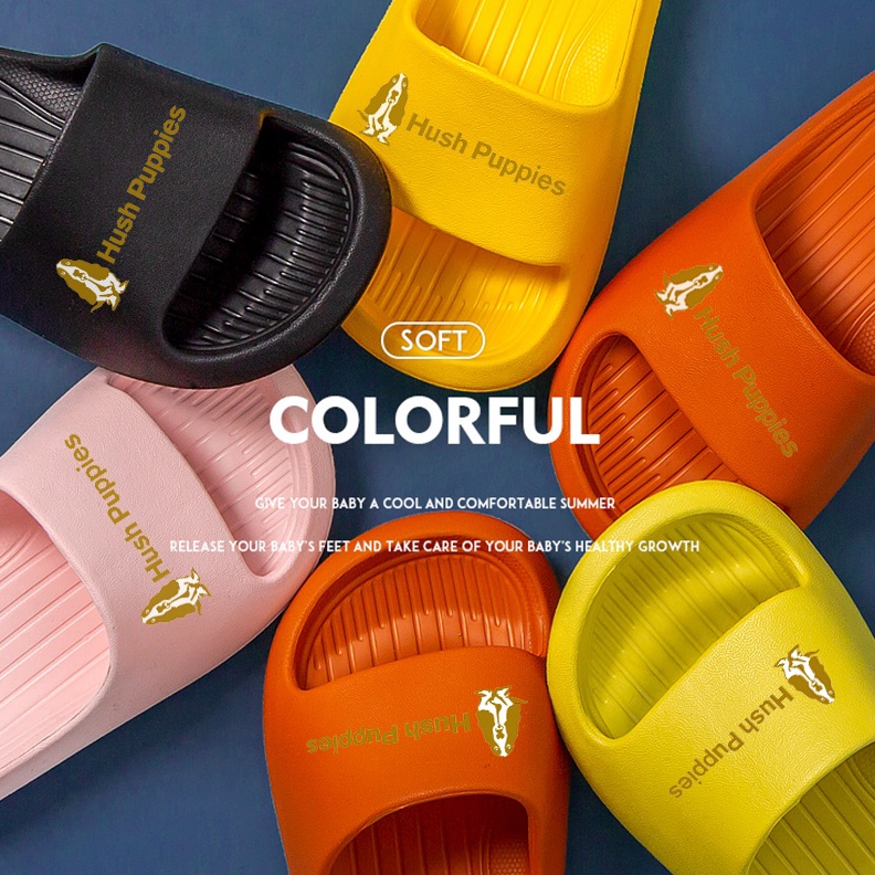 KODE A46L Hush Puppies Sandal Anak Laki Laki Sandal Anak Cowok Sandal Import Anak Perempuan Sandal S