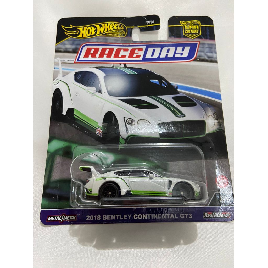 Hot Wheels Race Day Series Bentley Continental GT3 2018 / Hot Wheels Bentley Continental GT3