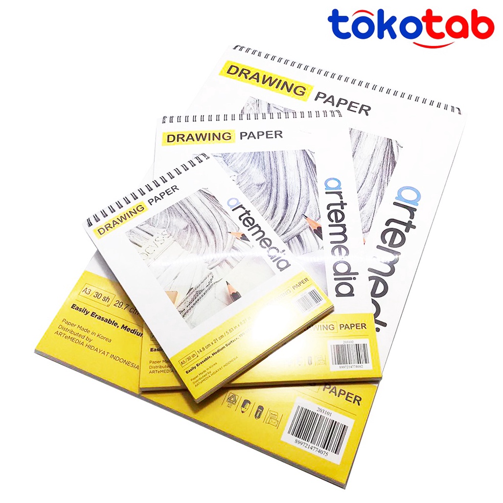 

KODE T6K Buku Gambar Sketchbook Drawing Paper ARTEMEDIA Drawing Paper A3 A4 A5
