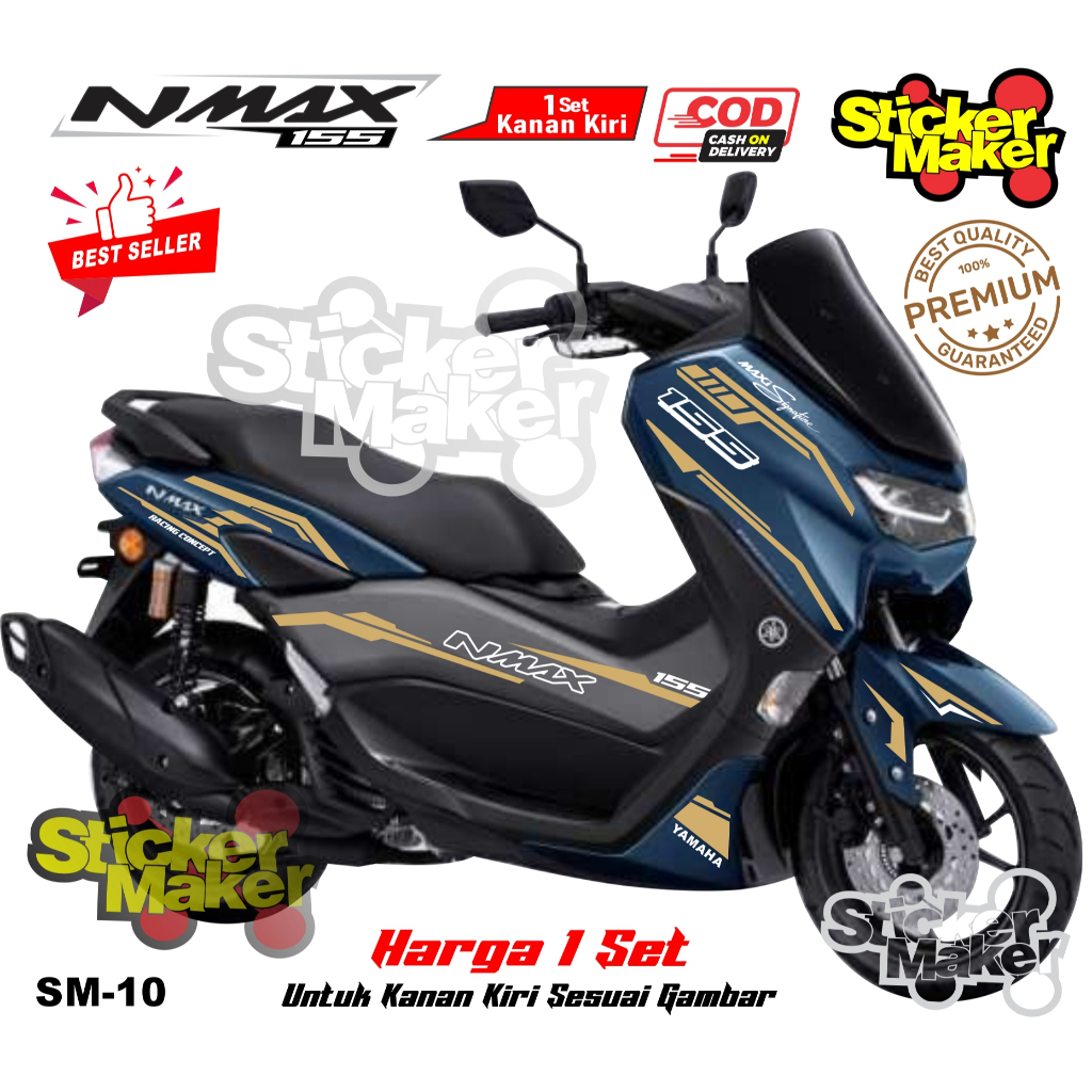 STRIPING NMAX 155 striping variasi nmax 155 NEW stiker striping nmax new 155 STICKER striping nmax 2