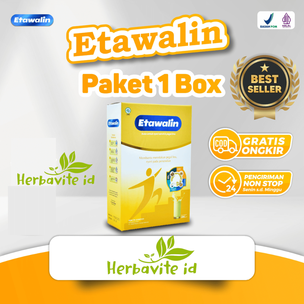 

Etawalin Paket 1 Box Susu Kambing Etawa Solusi Kesehatan Tulang 200gr