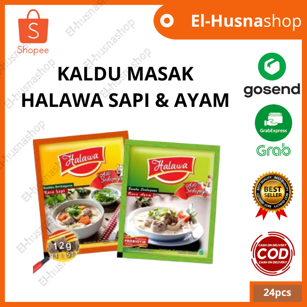 

Halawa Kaldu Probiotik isi 24 Sachet Rasa Ayam Sapi