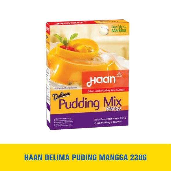 

Haan Pudding Instant Chocolate/ Mangga 230 Gram | 165 Gram