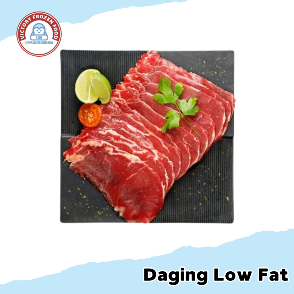 

Daging Low Fat/Slice Low Fat Beef/Daging Sapi Iris Rendah Lemak/Victory Frozen Food