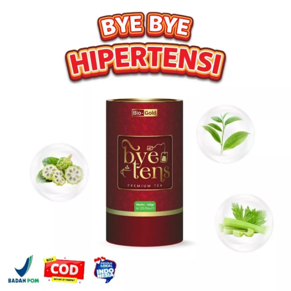 

BIO GOLD TEH BYE TENS Premium Tea Herbal Alami Membantu Mengatasi Tekanan Darah Tinggi Hipertensi