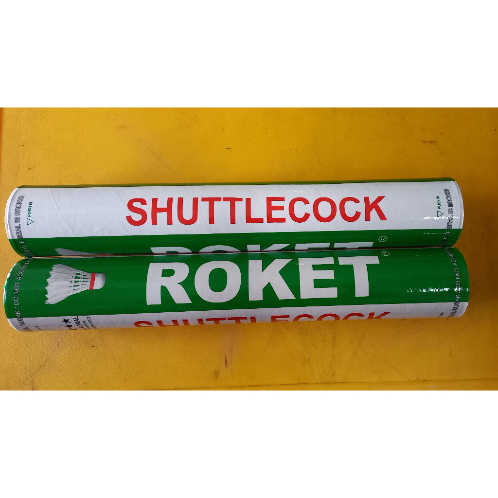 SHUTTLECOCK BADMINTON ROKET GREEN