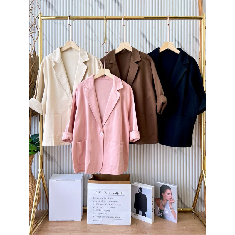 BLAZER KATUN IMPORT / ATASAN WANITA IMPORT BKK CHINA
