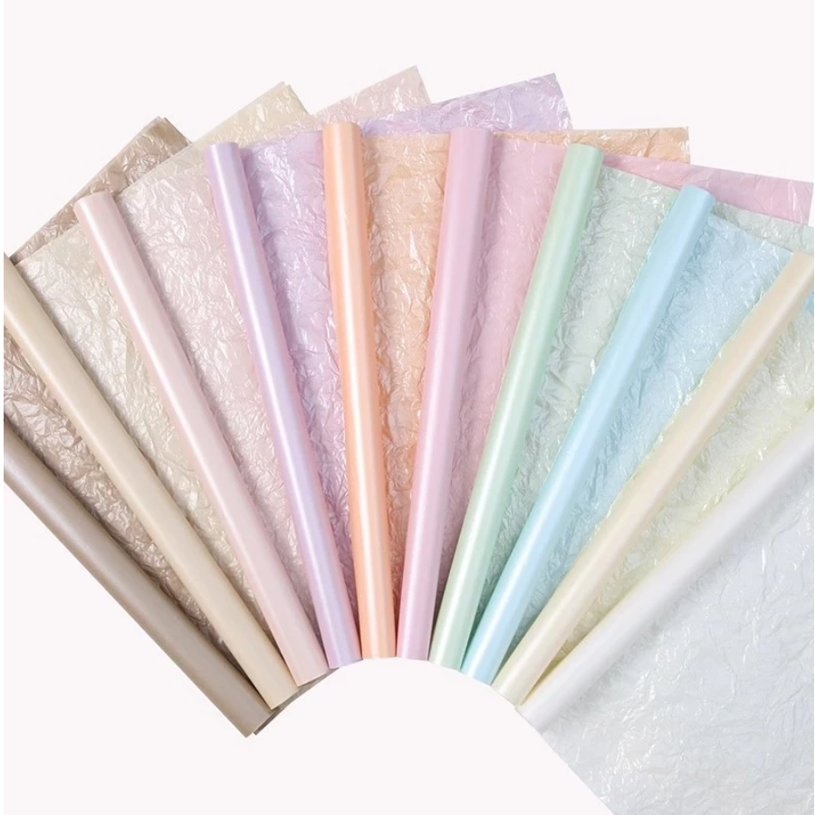 

[20 LEMBAR] Kertas Buket Bunga Flower/Pearl Pear Paper/Kertas Buket Korea Bunga Flower/Kertas Bunga Cellophane Florist