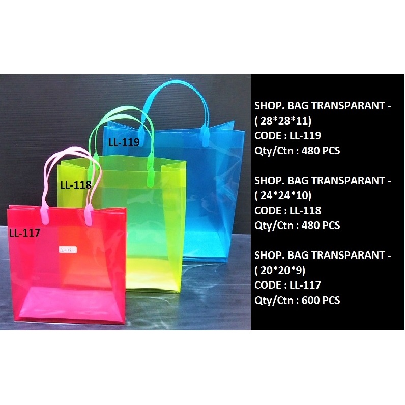 

SHOPPING BAG TRANSPARAN /paper bag