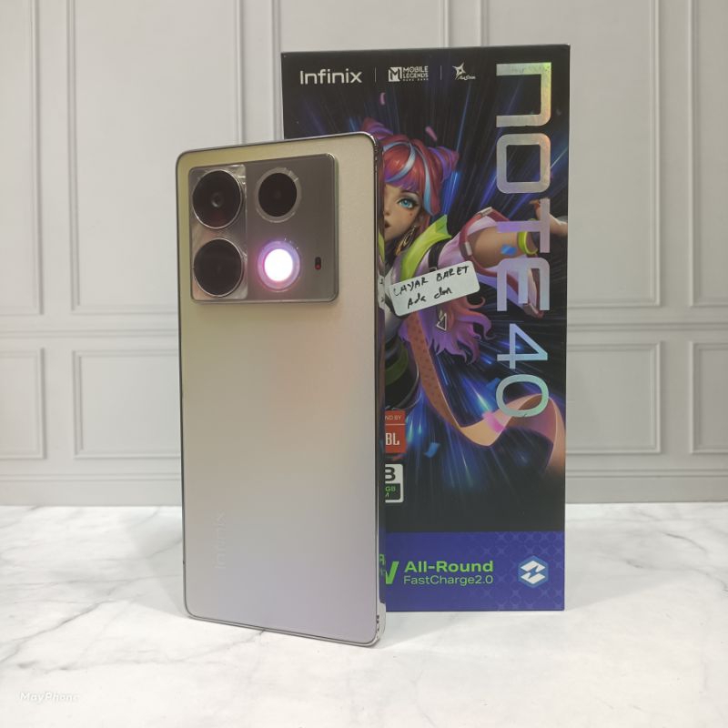 Infinix Note 40 8/256 GB Handphone Second - Langsung Cek Deskripsi