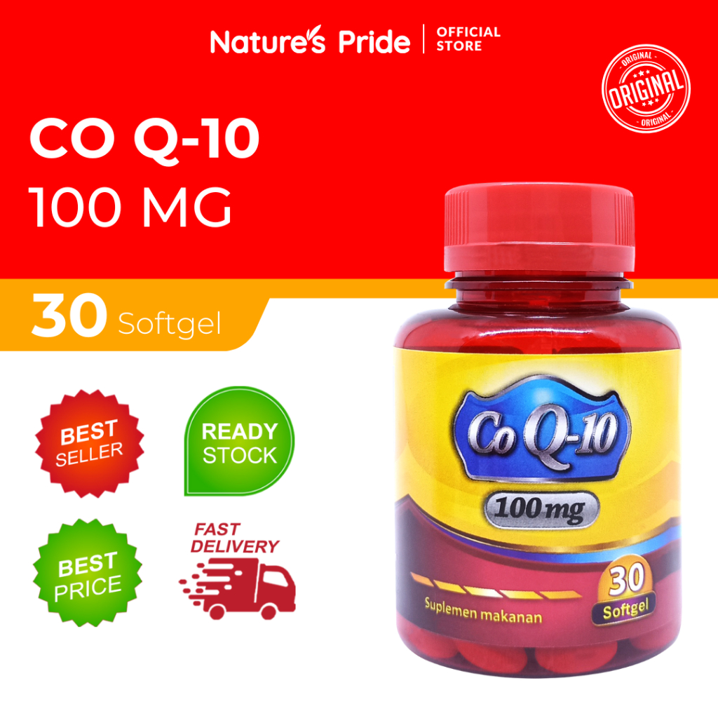 NATURE'S PRIDE CO Q-10 100 MG CO ENZYM Q100 ISI 30 & 100 SOFTGEL