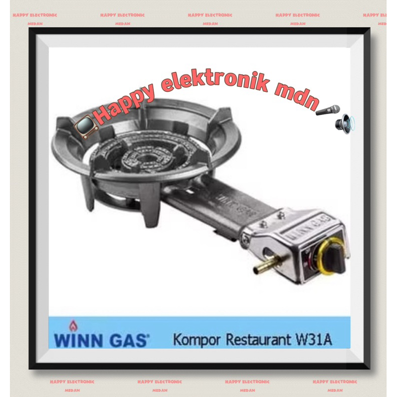 Kompor Cor Winn Gas 31A / Kompor Low Pressure Winn Gas / Kompor Win Besar Api Seribu