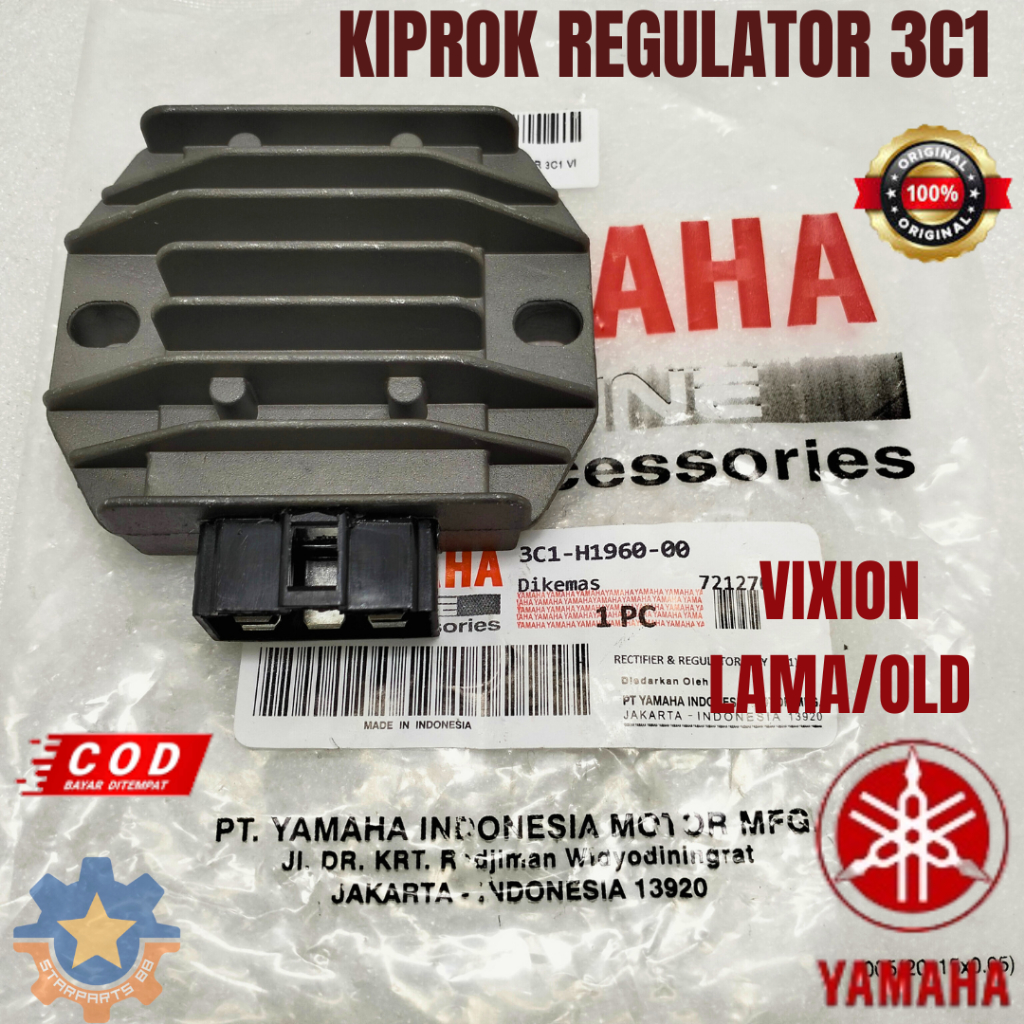 KIPROK REGULATOR 3C1 MOTOR YAMAHA VIXION LAMA/OLD KUALITAS ORISINIL ASLI YGP PENGECAS ECU