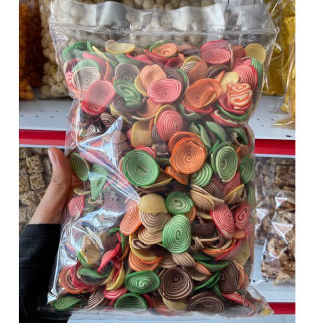 

(500GRAM) KUPING TIKUS / KUPING GAJAH MINI RAINBOW / KUPING MINI RAINBOW