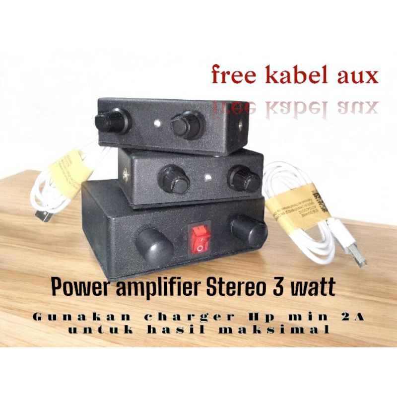 mini Amplifier bluetooth 5 volt ( cas Hp ) free kabel aux