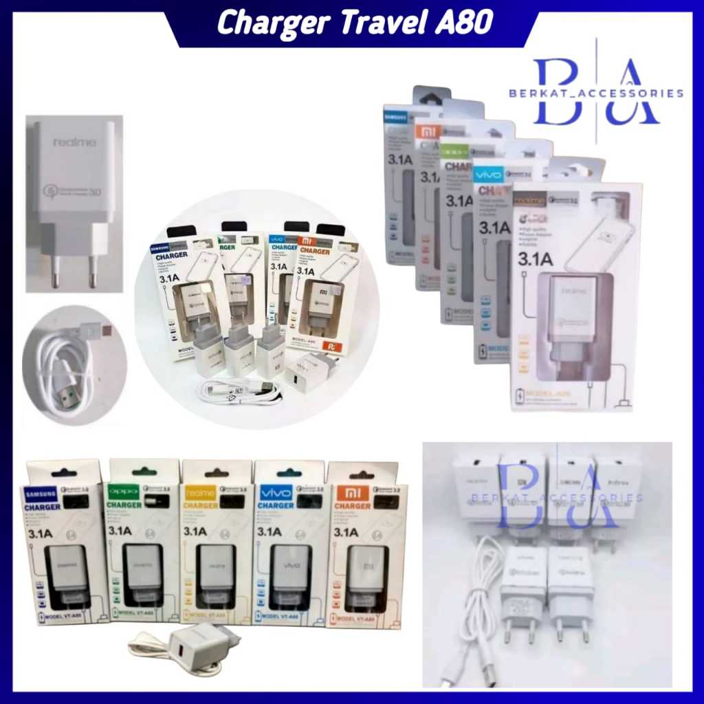 Charger Travel Branded model A80 3.1A