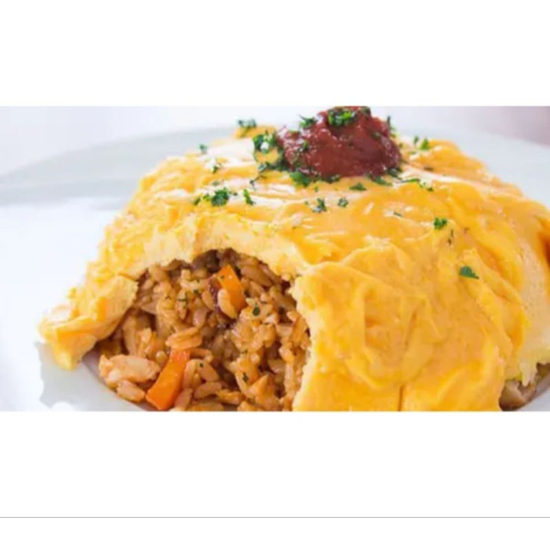 

omurice nasi goreng omelette