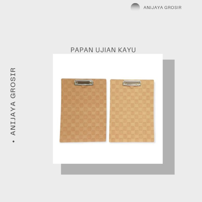 

PAPAN UJIAN FOLIO BAHAN KAYU KUALITAS TERBAIK Kantor Stationery