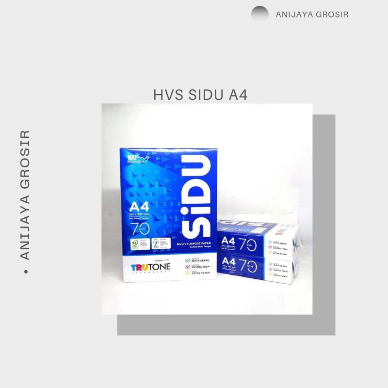 

KERTSAS HVS SIDU A4 WARNA Kantor Kertas