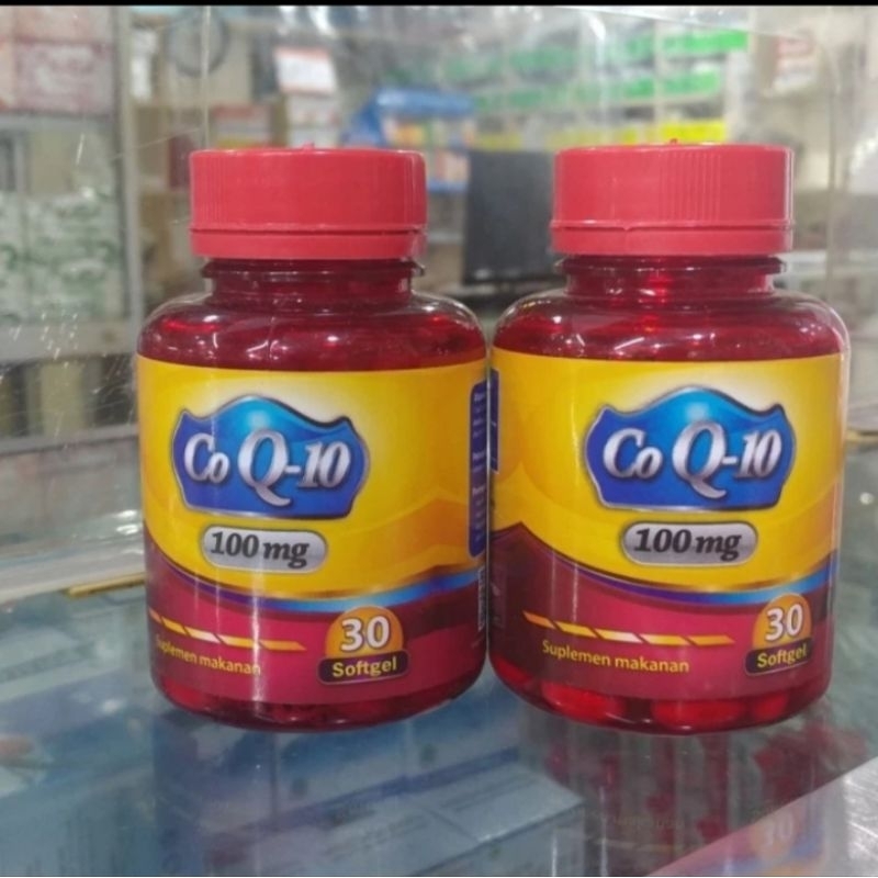 Co Q-10 Co Enzyme 100MG Isi 30 Sofgel Kesehatan Jantung