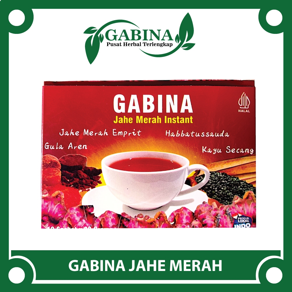 

Jahe Gabina | Jahe Merah Instan 10 sachet