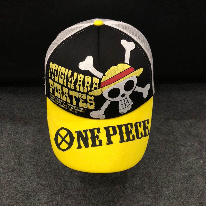 topi one piece second original official model jaring trucker